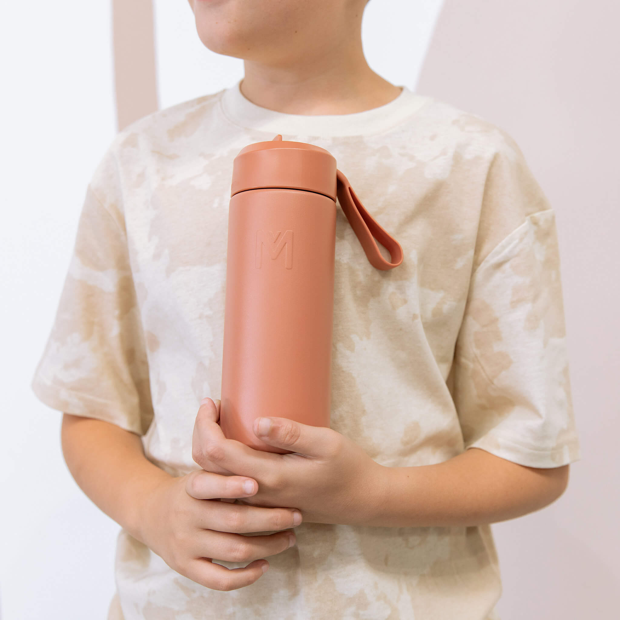 Clay 475ml montii kids insulated drink bottle