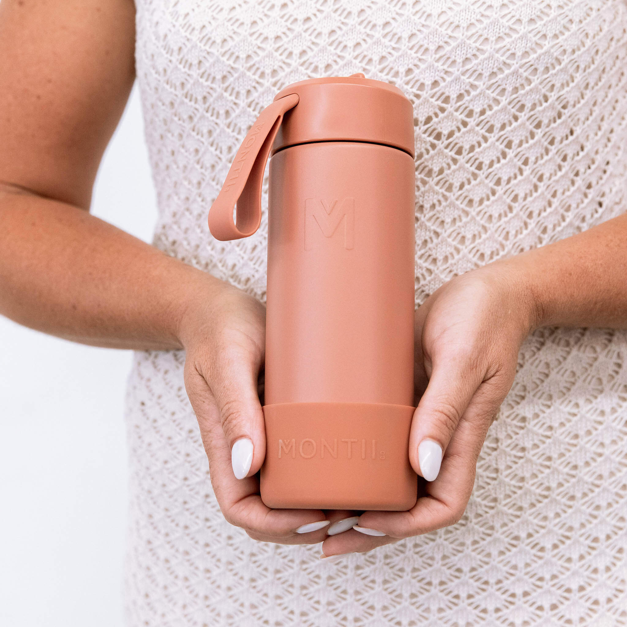 Clay montii kids insulated drink bottle