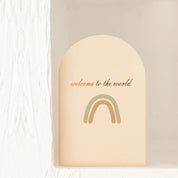 Arch Birthday Card - Welcome to the world