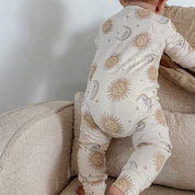 Celestial Bamboo organic cotton baby zip jumpsuit