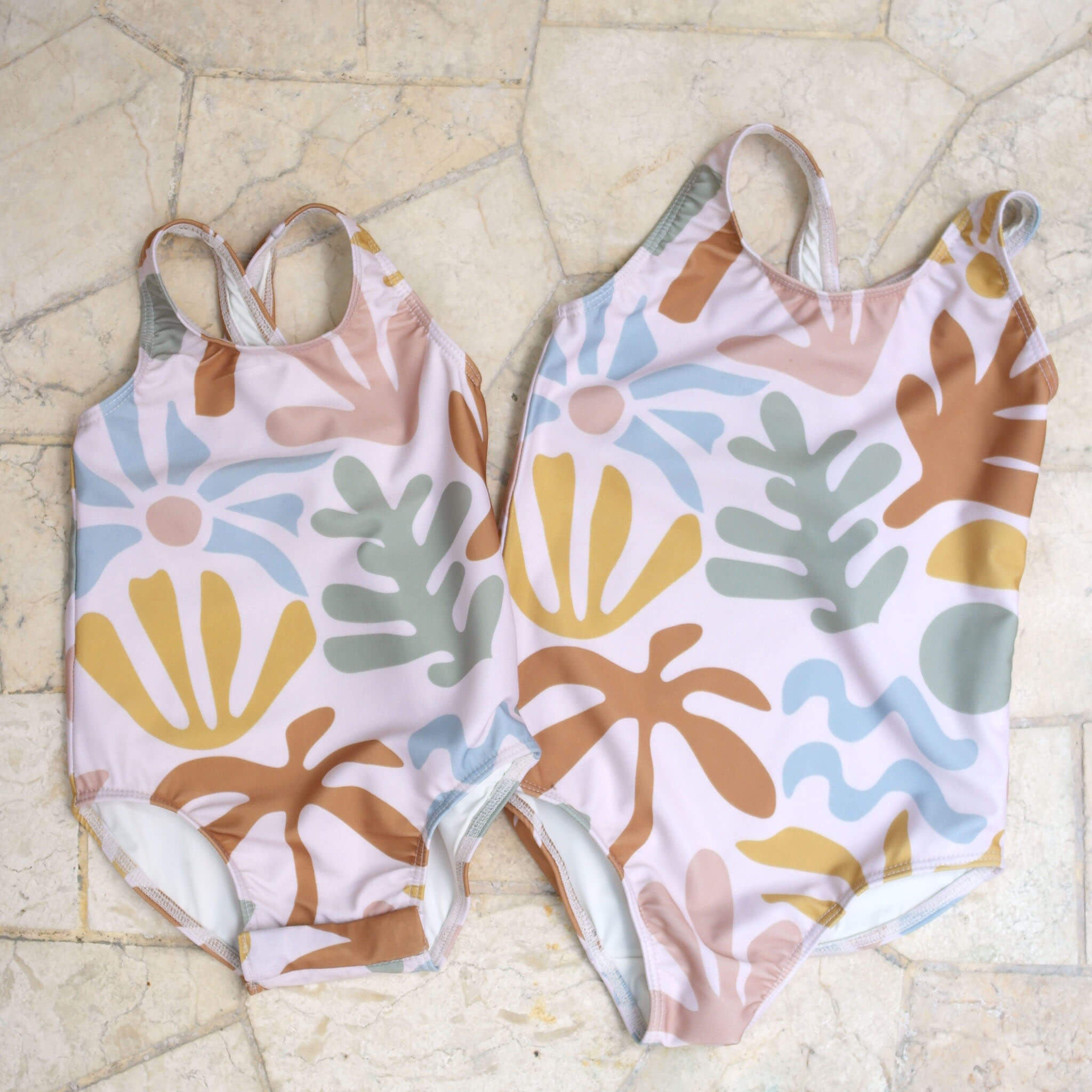 Girls cross back girls swimsuits by Bam Loves Boo