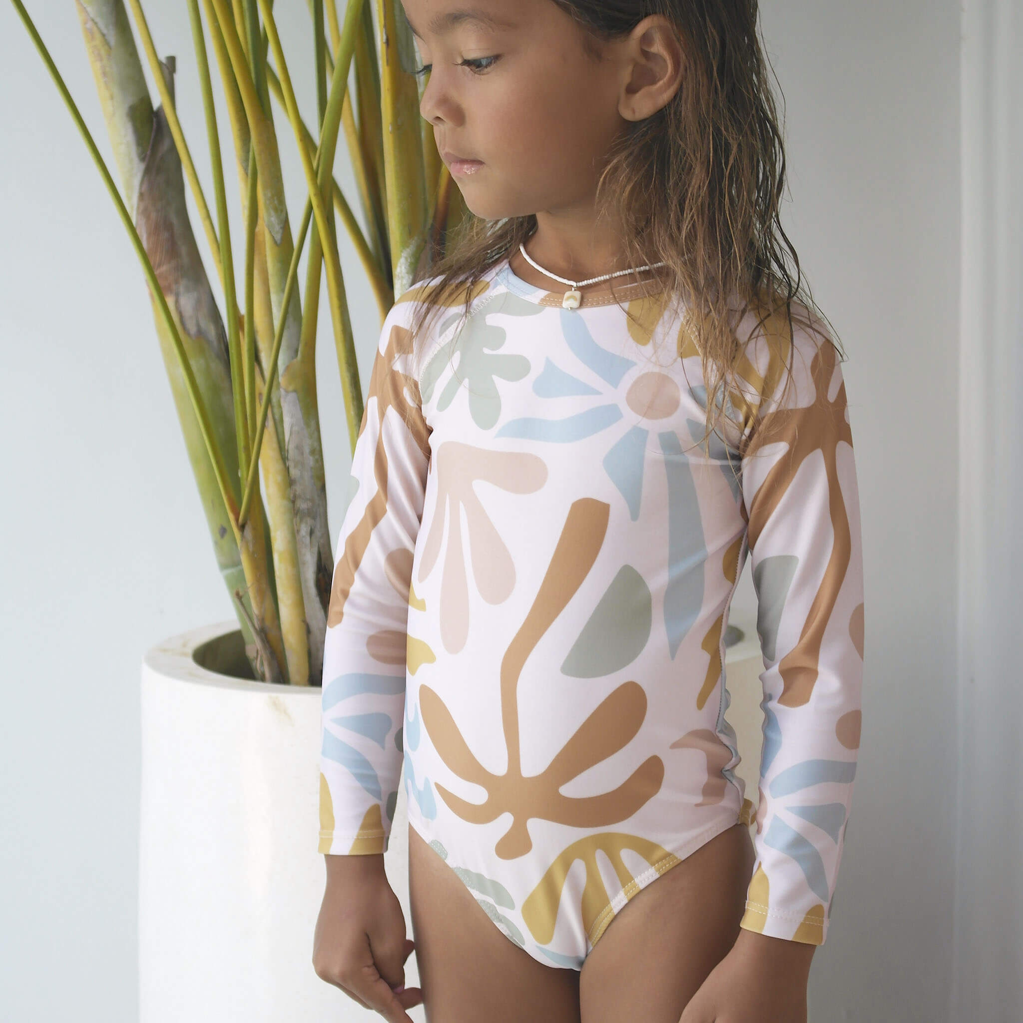 Girls tropicana swimsuit one piece Bam Loves Boo