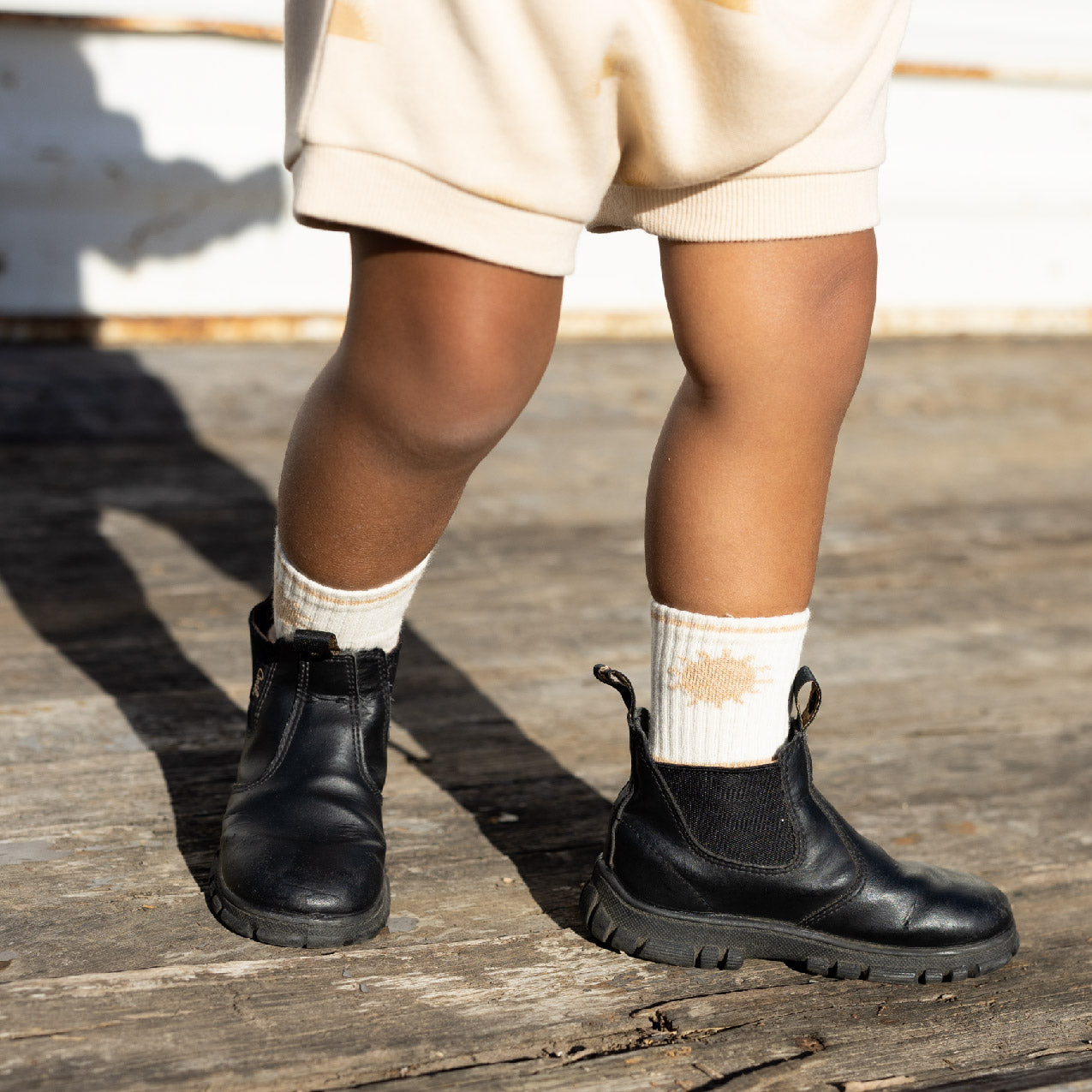 Organic cotton Kids sports socks sun
