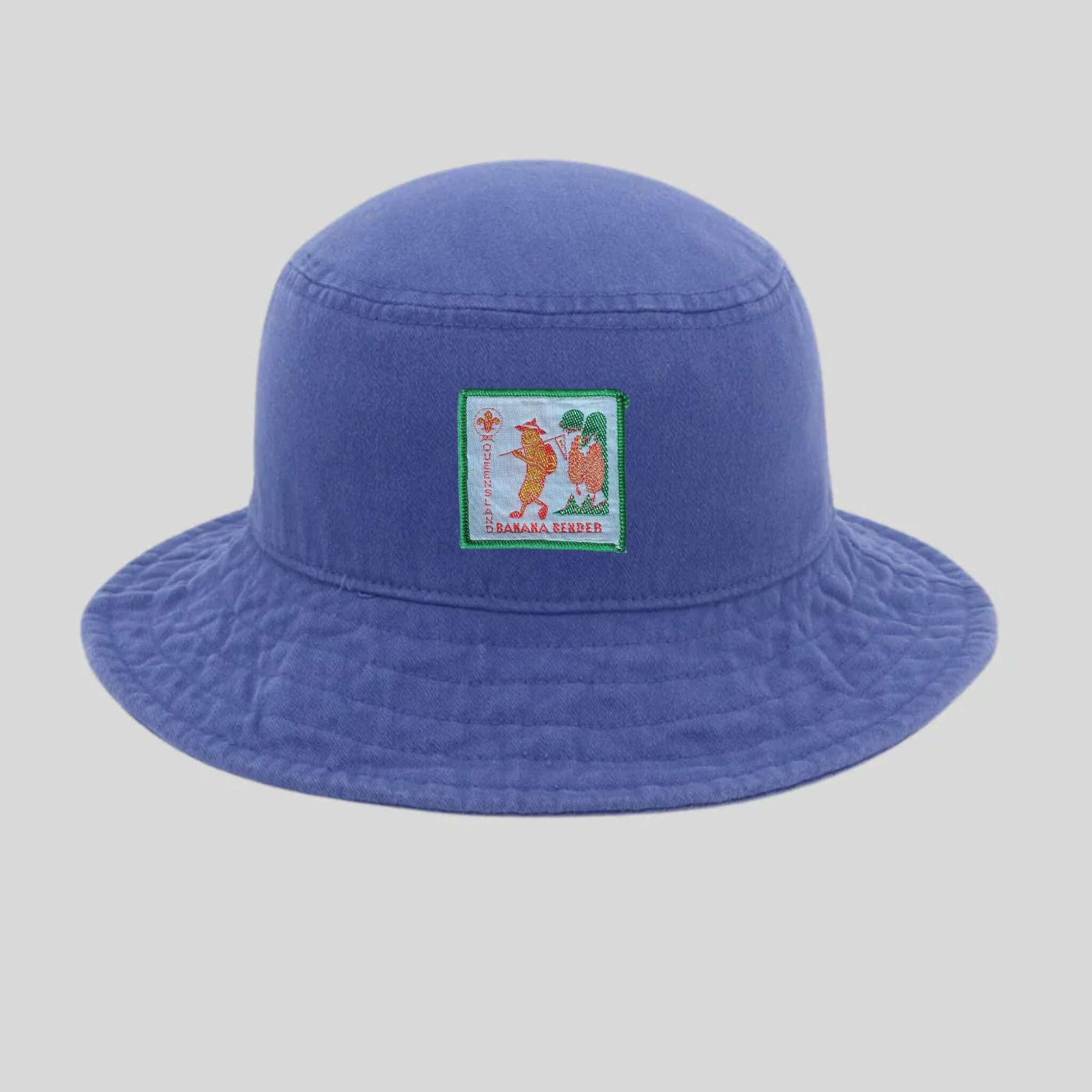 Organic Scout Sun Hat - Ocean Blue