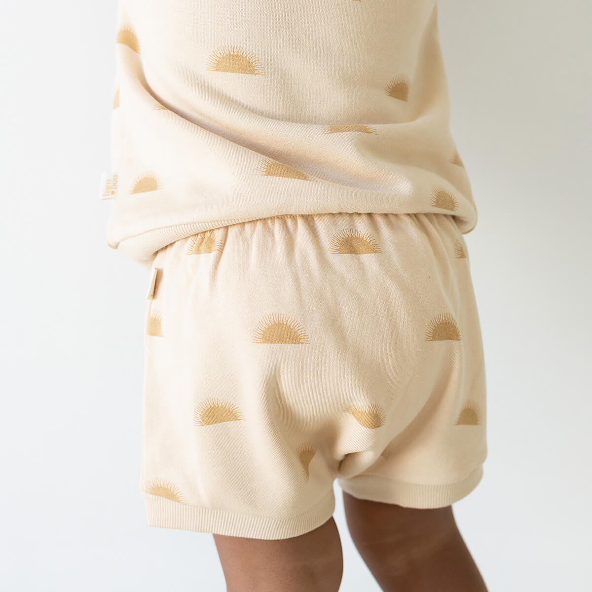 sundown kids shorties fleece by bam Loves boo