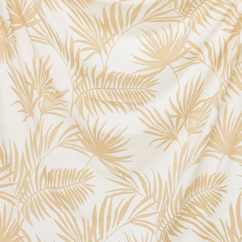 Hula palm leaf bamboo jersey swaddle