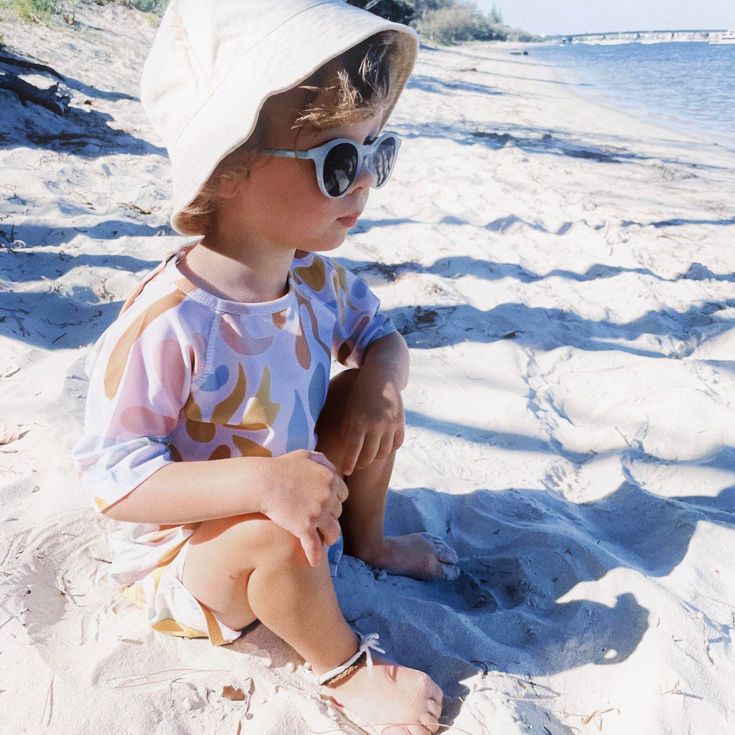 Kids tropicana rashie by bam Loves Boo