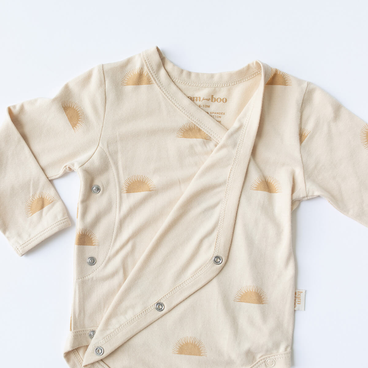 Bam Loves Boo sun kimono wrap onesie