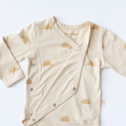 Bam Loves Boo sun kimono wrap onesie