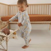 Celestial Zip Jumpsuit  Dusty Blue