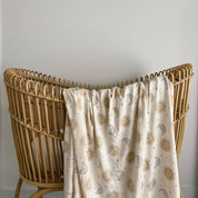 Celestial baby swaddle bamboo organic cotton jersey