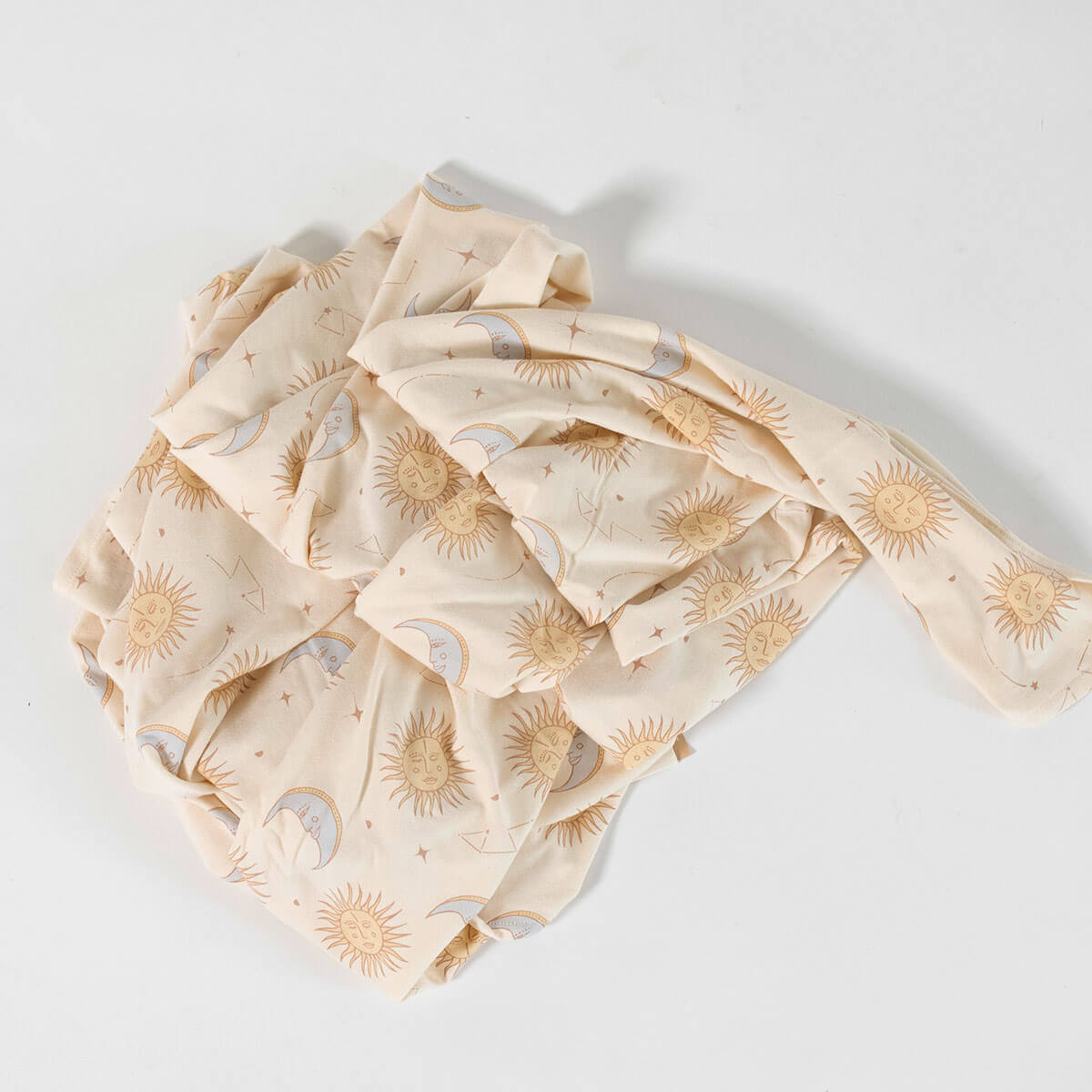 Bamboo organic cotton celestial baby swaddle