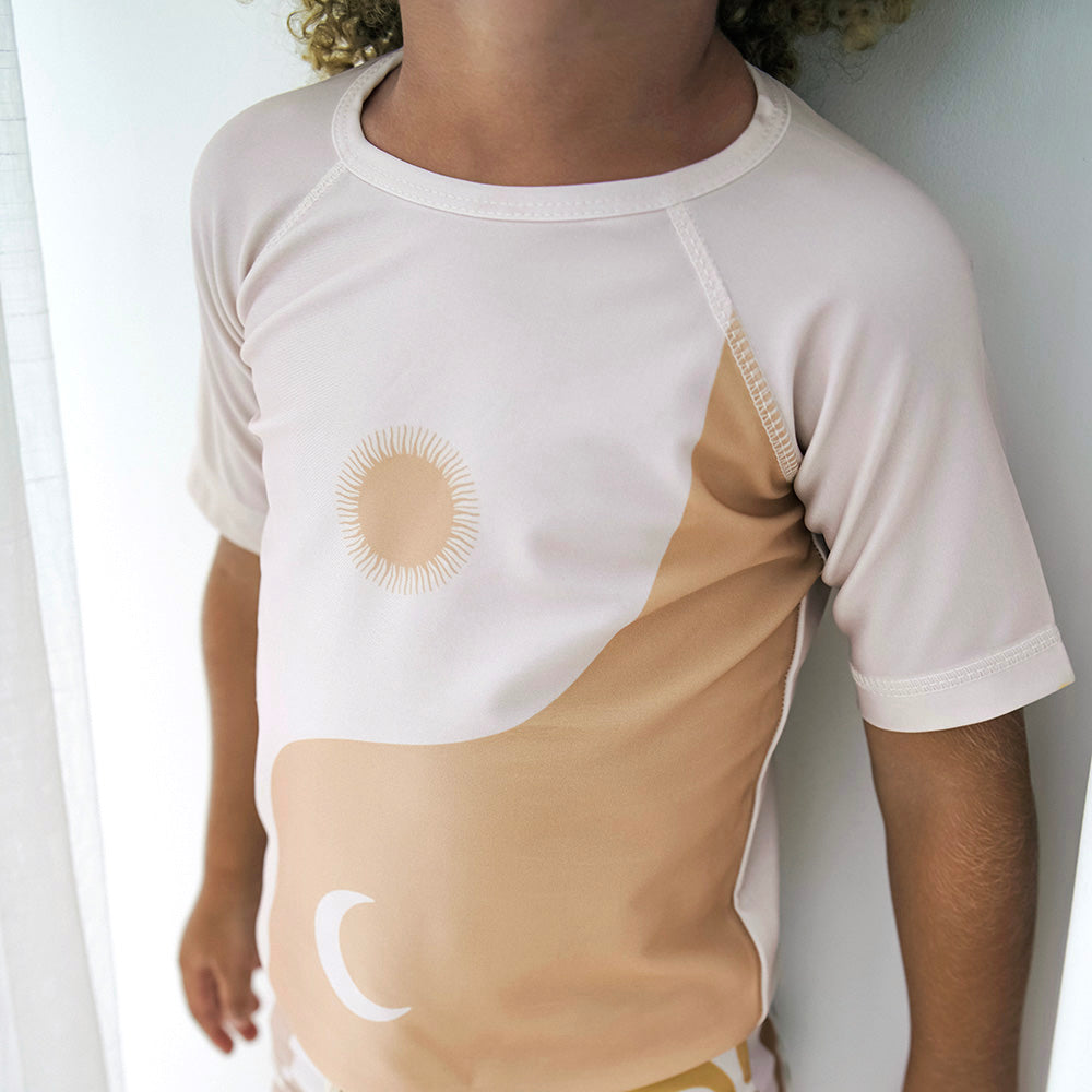 Yin Yang Rashie boys swim eco-friendly.