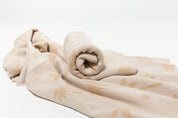 Baby Wrapped in Organic Cotton blanket with Palm tree jacquard by Bam Loves Boo