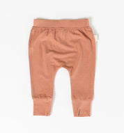 Rust baby and kids bamboo leggings by Bam Loves Boo