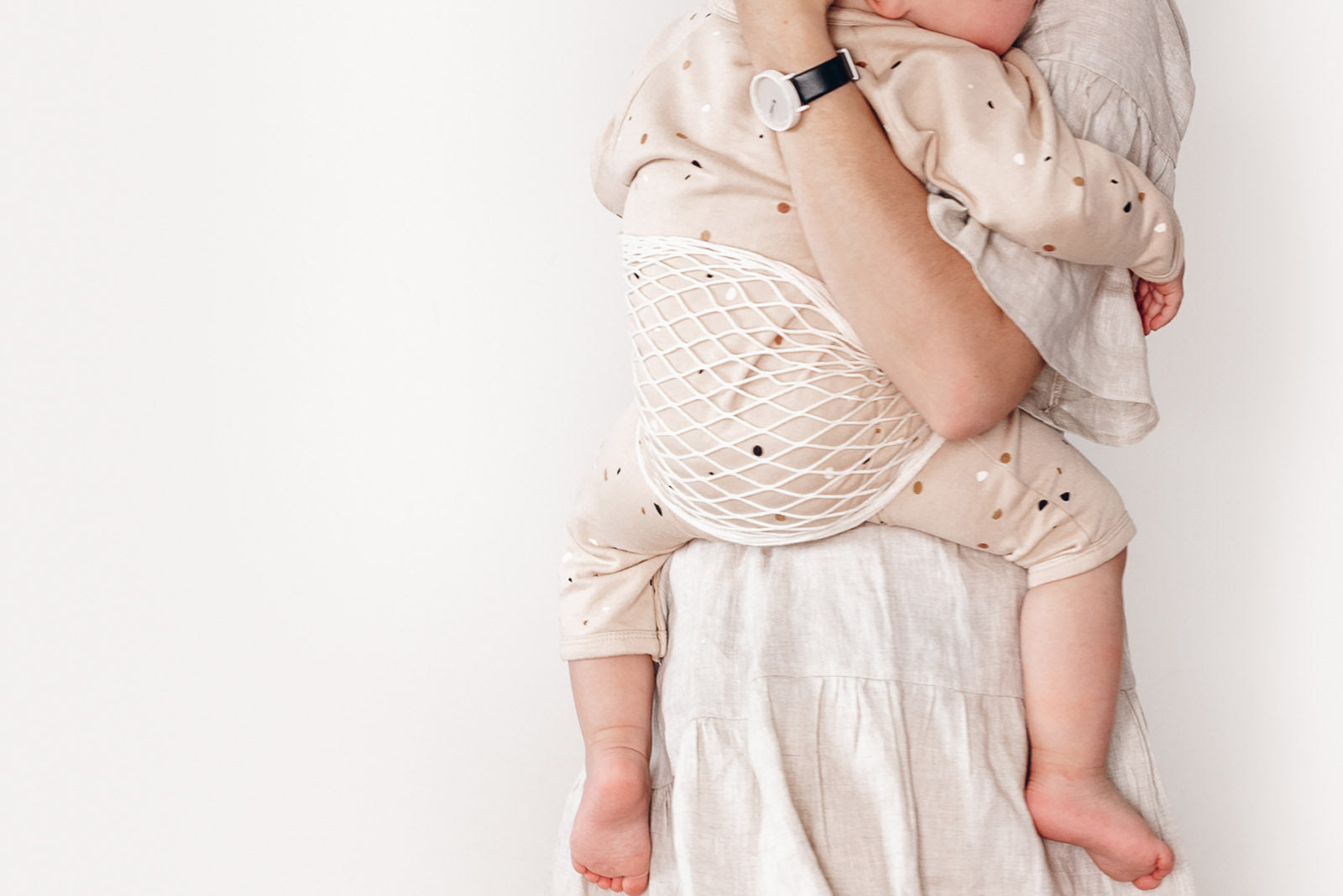 Baby carrier Organic Cotton Mesh Sling Tonga Brand  Bam Loves Boo