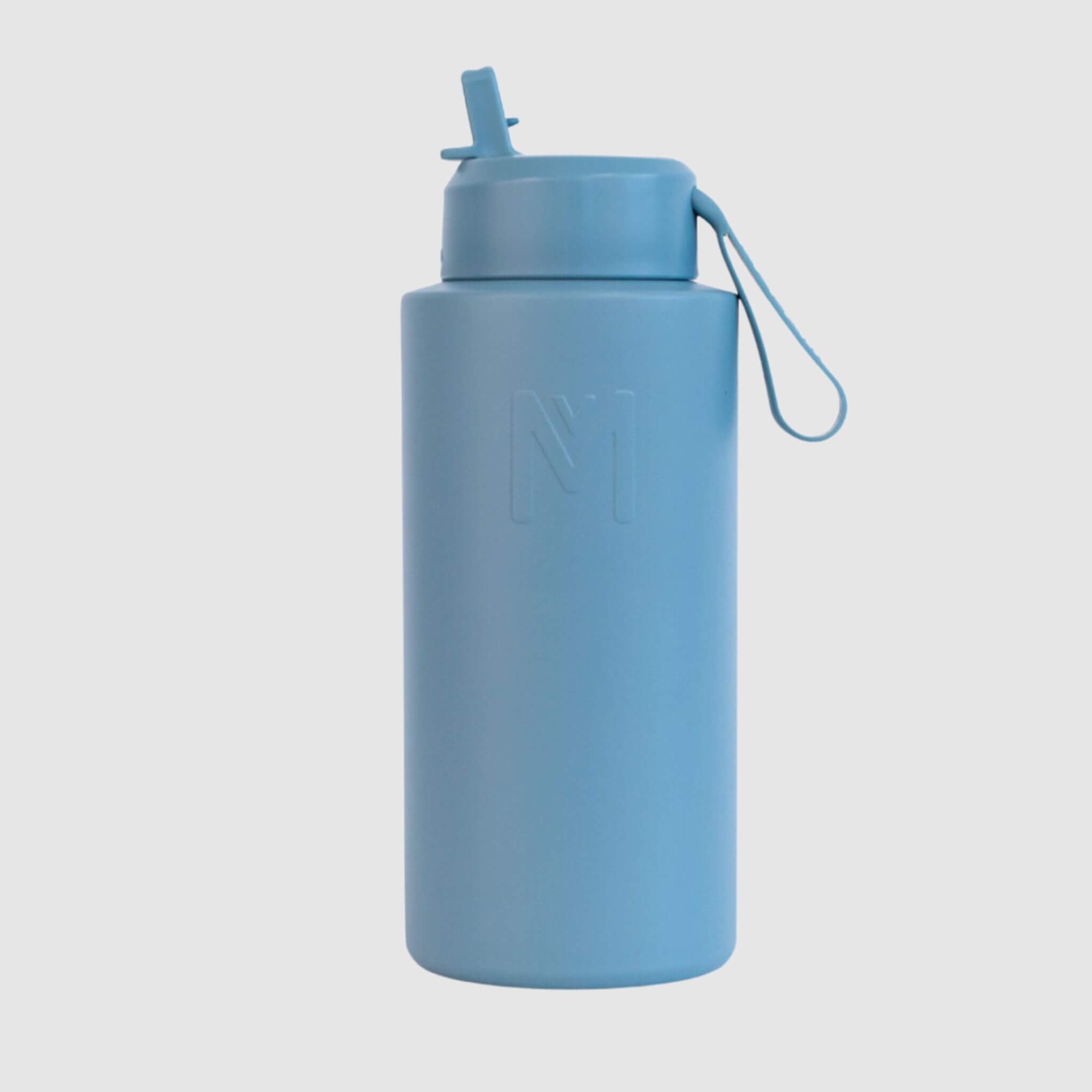 Stone Blue 1 litre montii insulated drink bottle