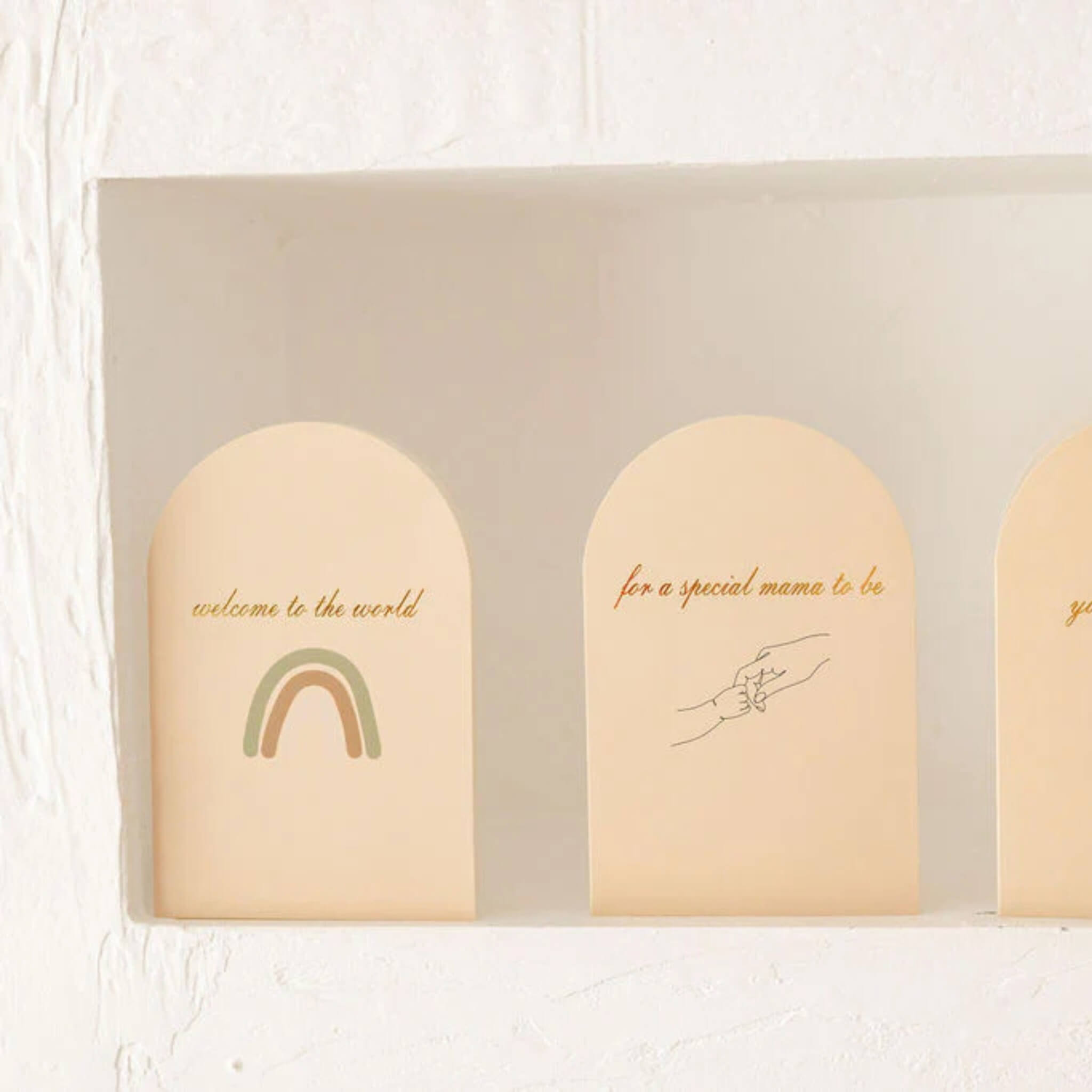 Arch Birthday Card - Welcome to the world
