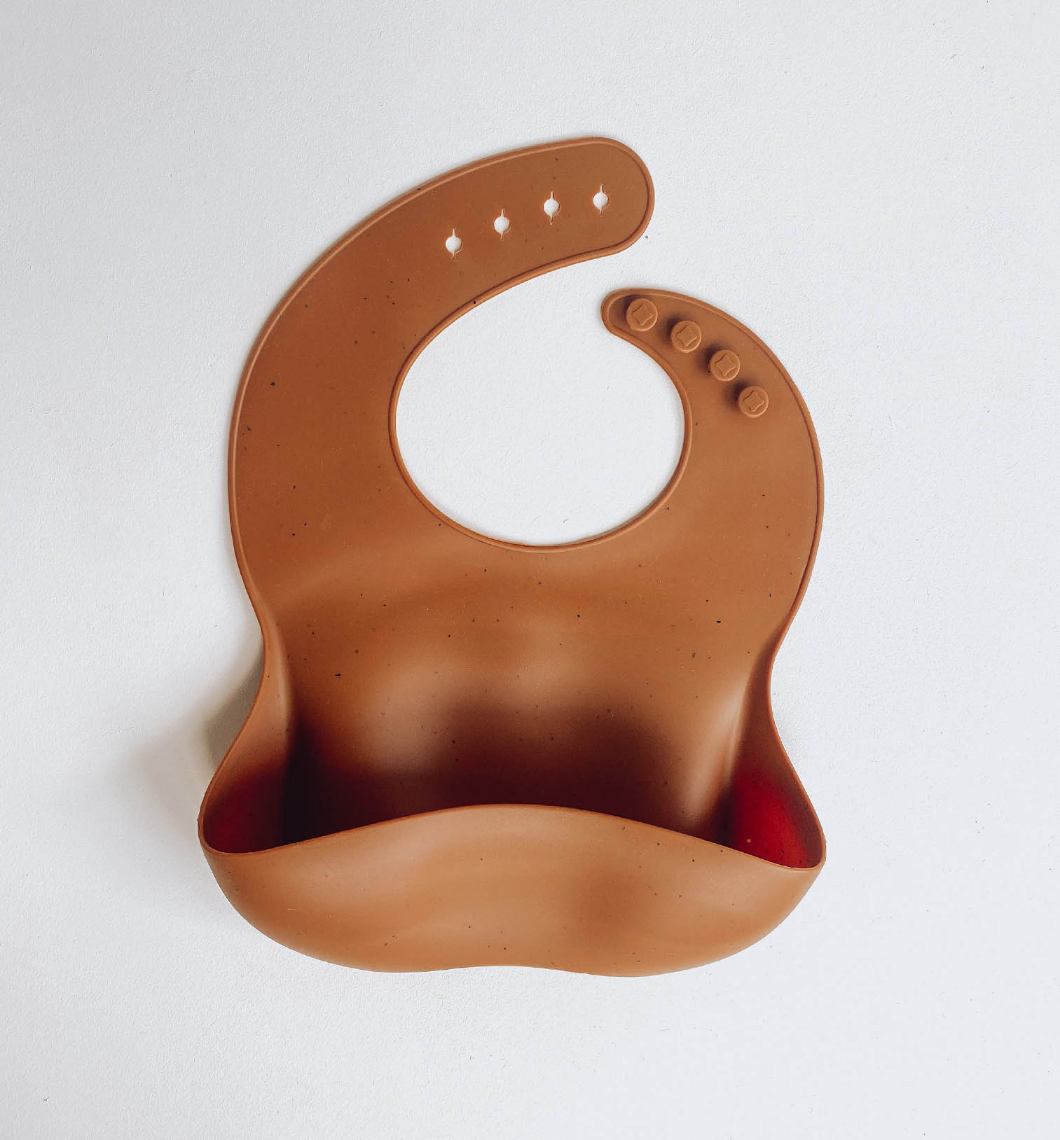 SILICONE BIB - CHOC SPECK