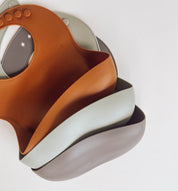 SILICONE BIB - CHOC SPECK