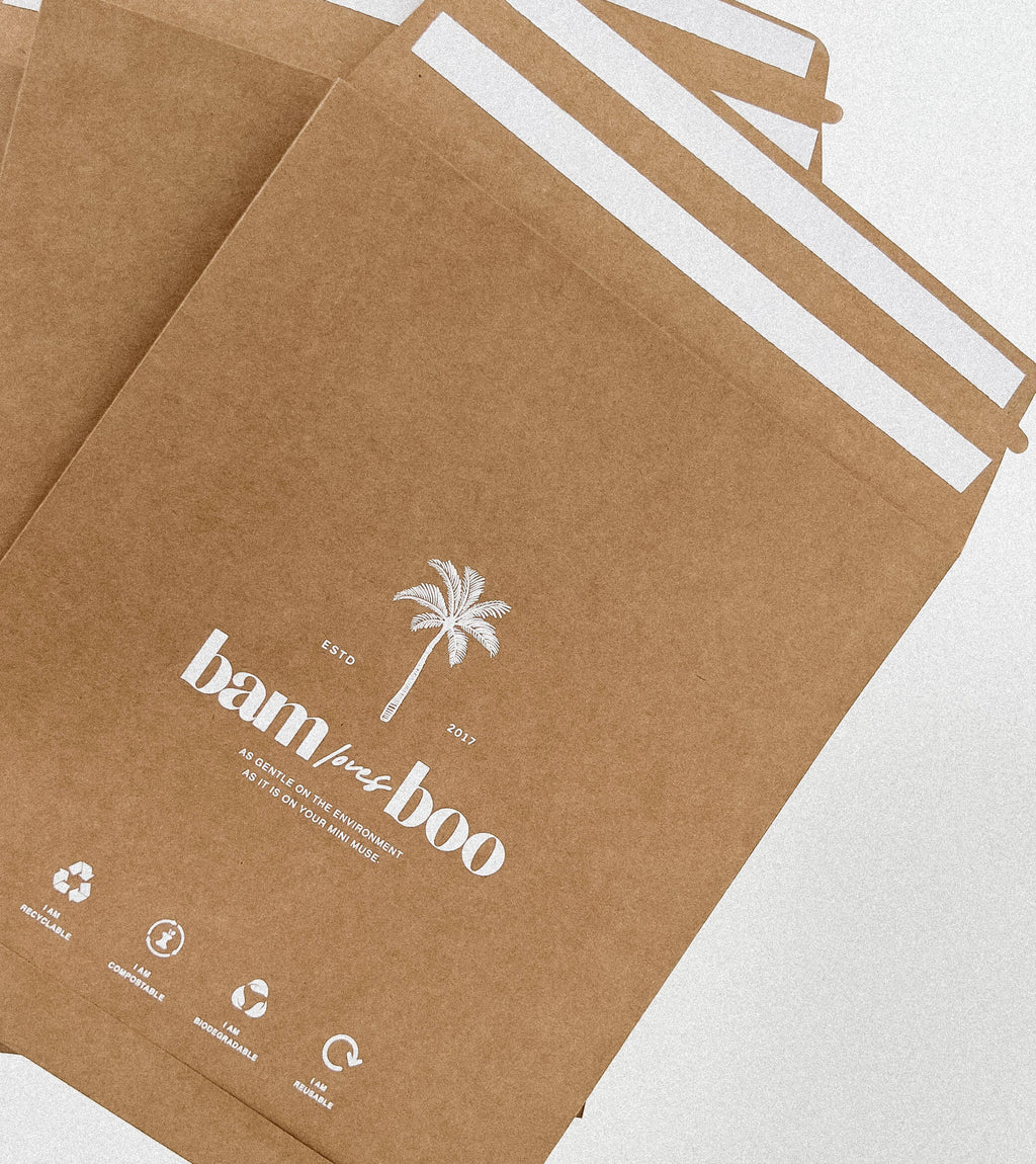 Bam Loves Boo recycled packaging envelopes