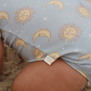 Celestial Short Sleeved Onesie Blue