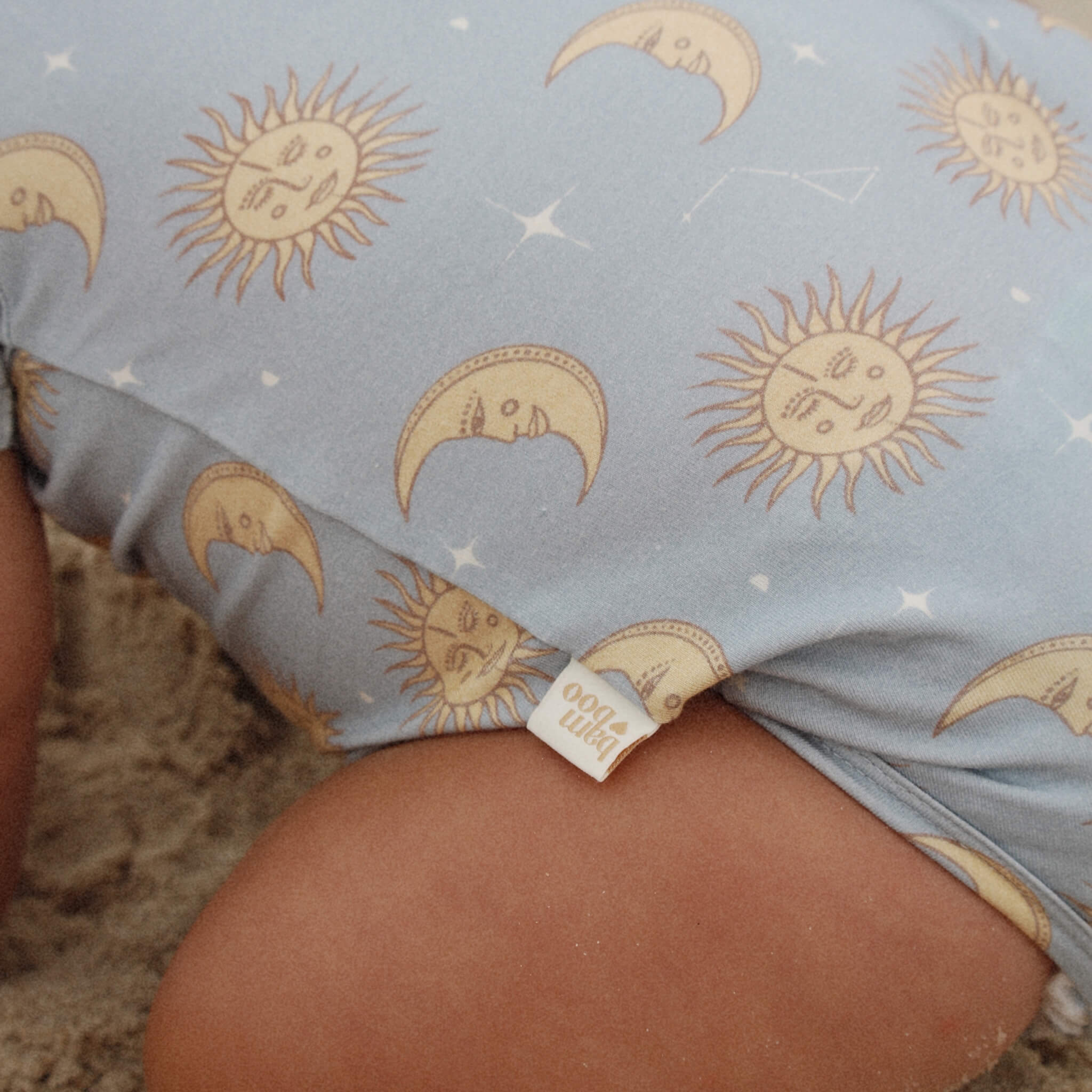Celestial Short Sleeved Onesie Blue