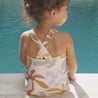 Girls cross back girls swimsuit one piece Bam Loves Boo