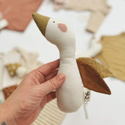 Goose Soft Toy Cream - Saga Copenhagen