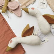 Goose Soft Toy Cream - Saga Copenhagen