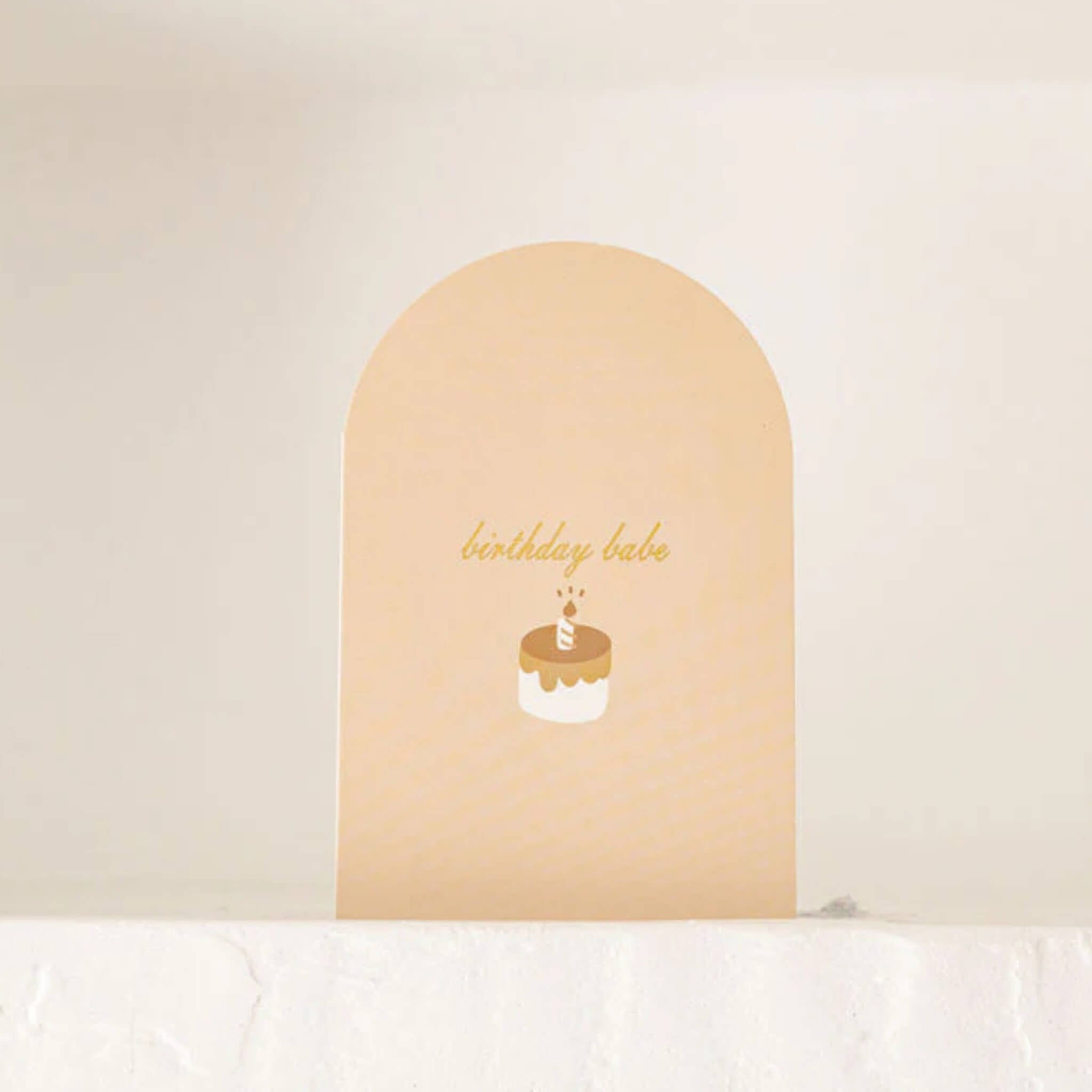Arch Birthday Card - Birthday Babe