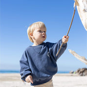Kids jumper with back print bam loves boo organic cotton
