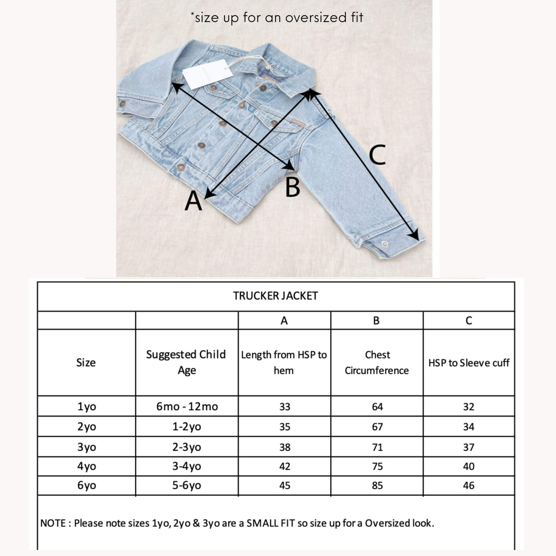 Trucker Jacket- Cali Print Denim