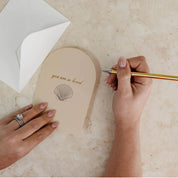 Arch Greeting Card - You are so loved - Shell