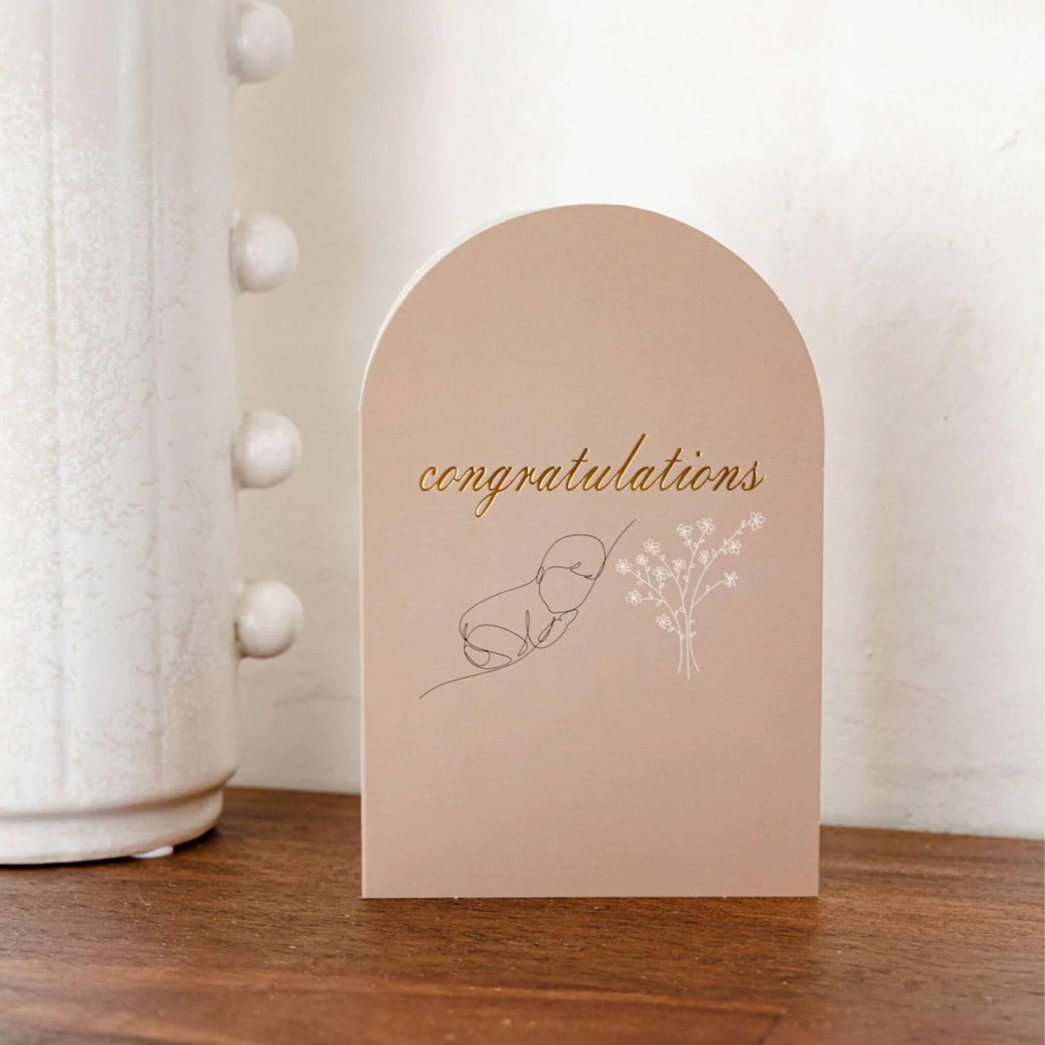 Arch Greeting Card - Congratulations