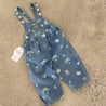 Kids blue denim overalls by Bam Loves Boo