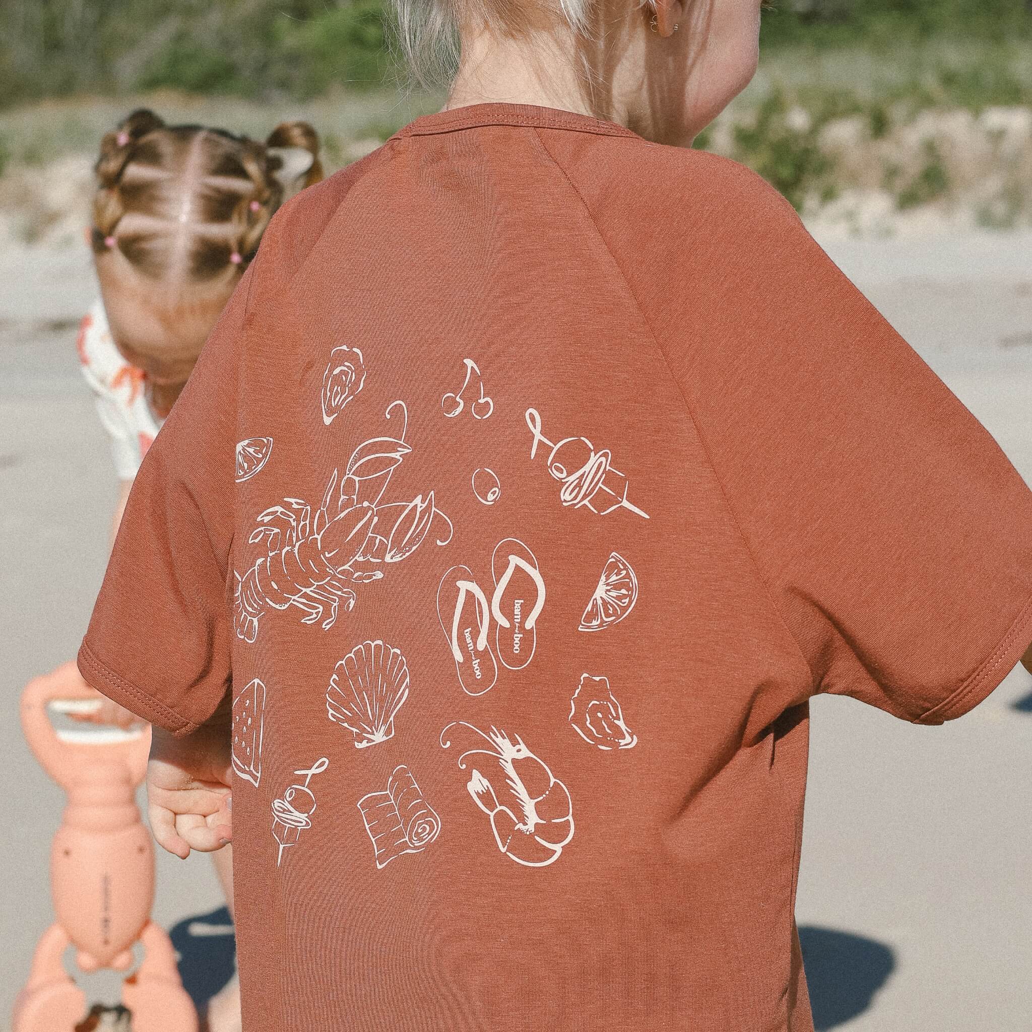 Shrimp Raglan Tee