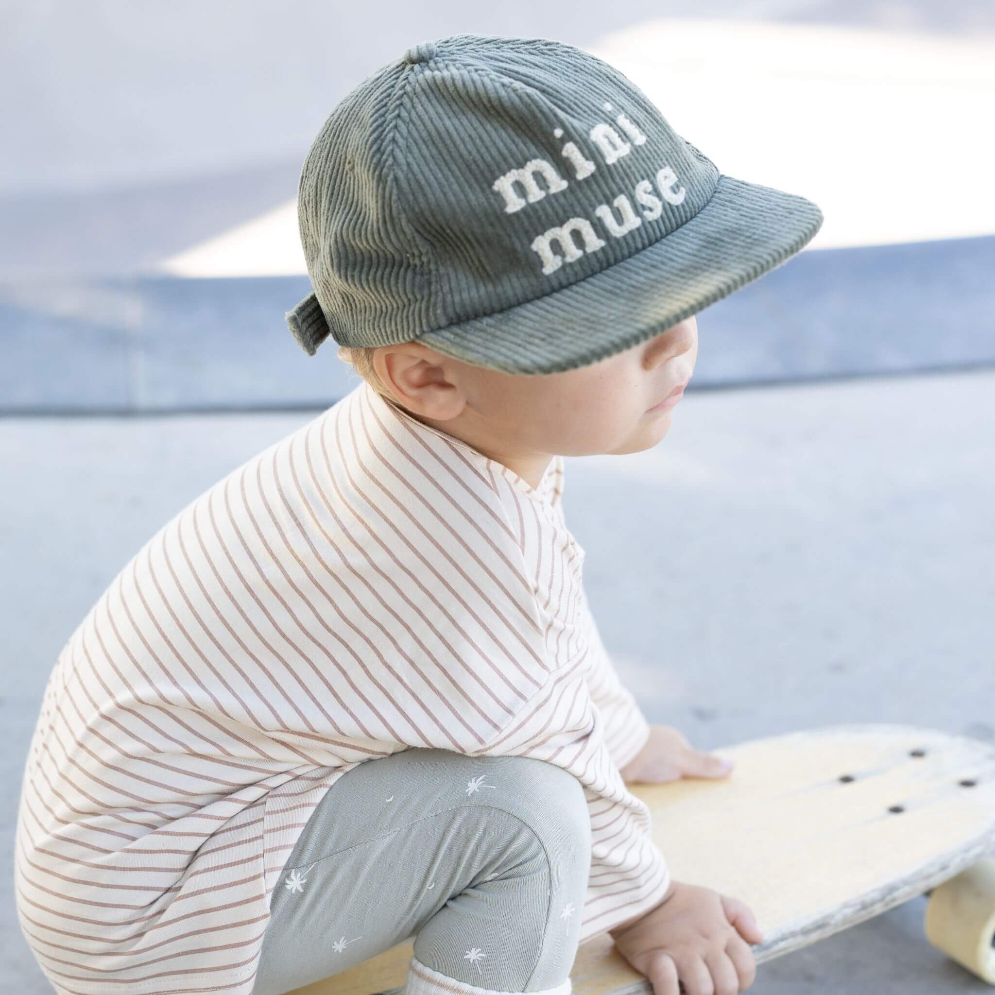 kids at skatepark wearing bam loves boo