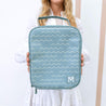 Montii Large insulated lunch Bag blue waves