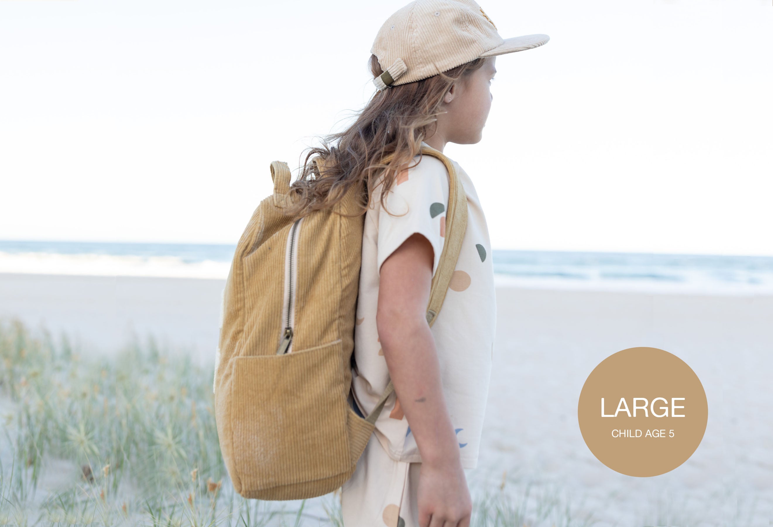Organic Cotton Corduroy Kids Backpacks by Bam Loves Boo