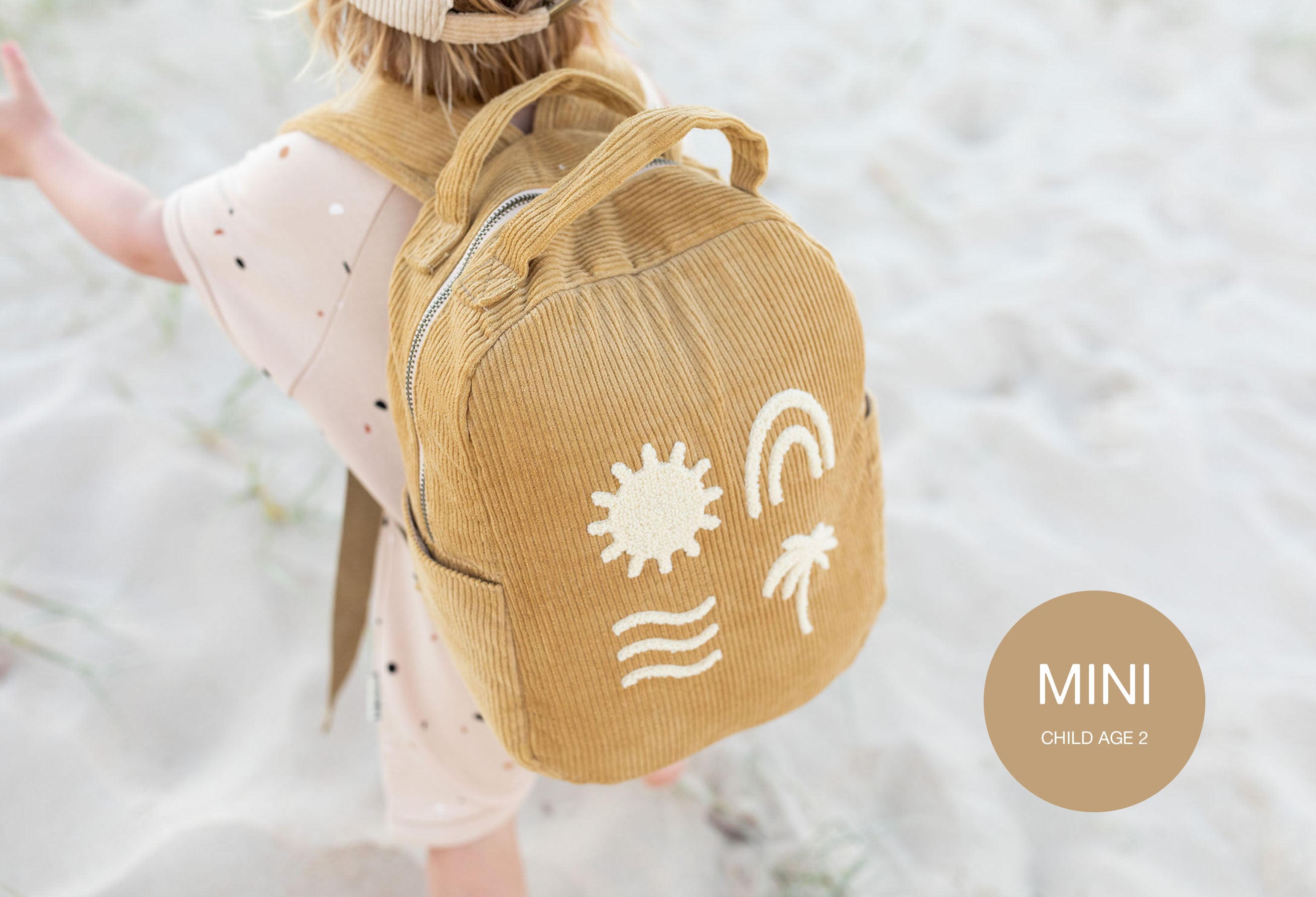 Organic Cotton Corduroy Kids Backpacks by Bam Loves Boo