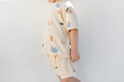 Bamboo Beige kids elements  Tee  by Bam Loves Boo