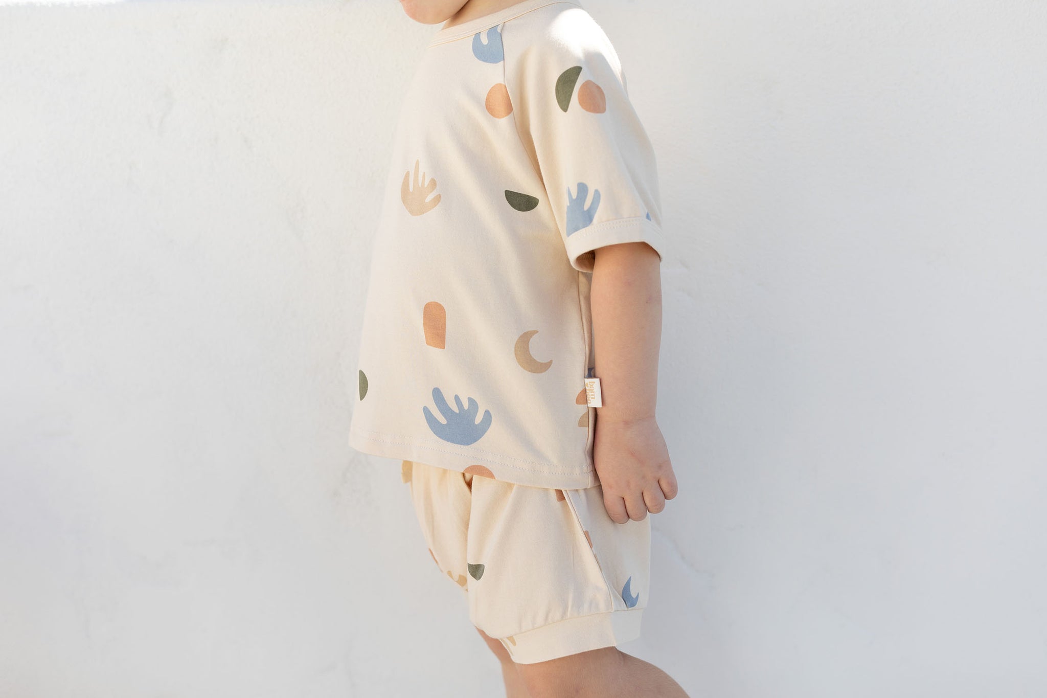 Bamboo Beige kids elements  Tee  by Bam Loves Boo