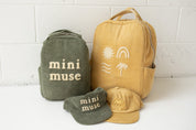 Mini Muse Organic Backpack - Olive