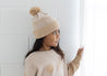 Organic Cotton Palm tree knitted kids beanie by Bam Loves Boo