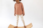 Oasis Moon palm leggings, cream by  Bam Loves Boo