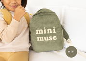 Mini Muse Organic Backpack - Olive