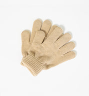 Beige Organic Cotton Kids Gloves by Bam Loves Boo