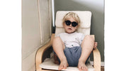 baby boy wearing babymoc sunglasses