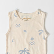 Cali printed baby singlet onesie by bam Loves Boo